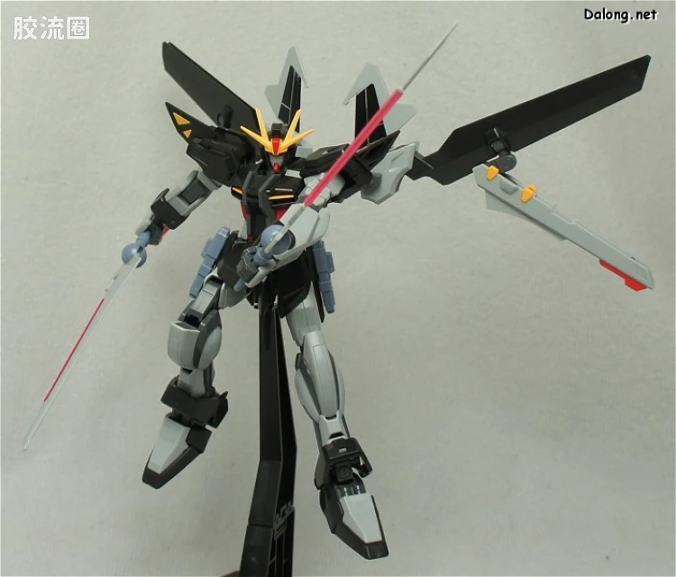 机动战士高达SEED HG SEED&SEED DESTINY 41 GAT-X105E+AQM/E-X09S 漆黑强袭高达 - 图片