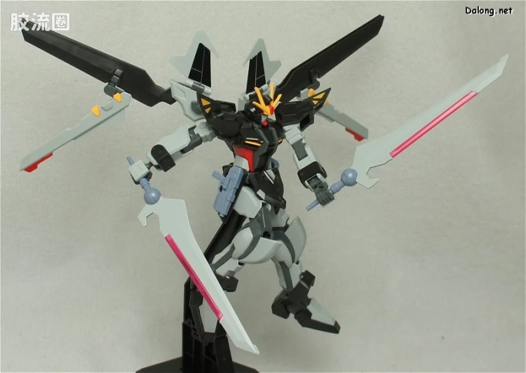 机动战士高达SEED HG SEED&SEED DESTINY 41 GAT-X105E+AQM/E-X09S 漆黑强袭高达 - 图片