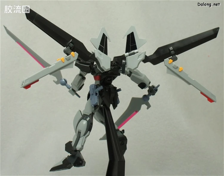 机动战士高达SEED HG SEED&SEED DESTINY 41 GAT-X105E+AQM/E-X09S 漆黑强袭高达 - 图片