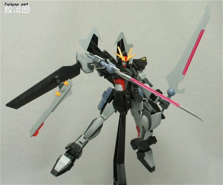机动战士高达SEED HG SEED&SEED DESTINY 41 GAT-X105E+AQM/E-X09S 漆黑强袭高达 - 图片