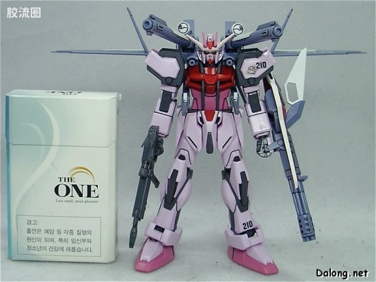 机动战士高达SEED HG SEED MSV 01 MBF-02+P202QX 强袭嫣红I.W.S.P. - 图片