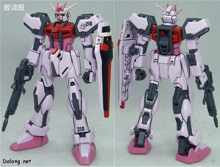 机动战士高达SEED HG SEED MSV 01 MBF-02+P202QX 强袭嫣红I.W.S.P. - 图片