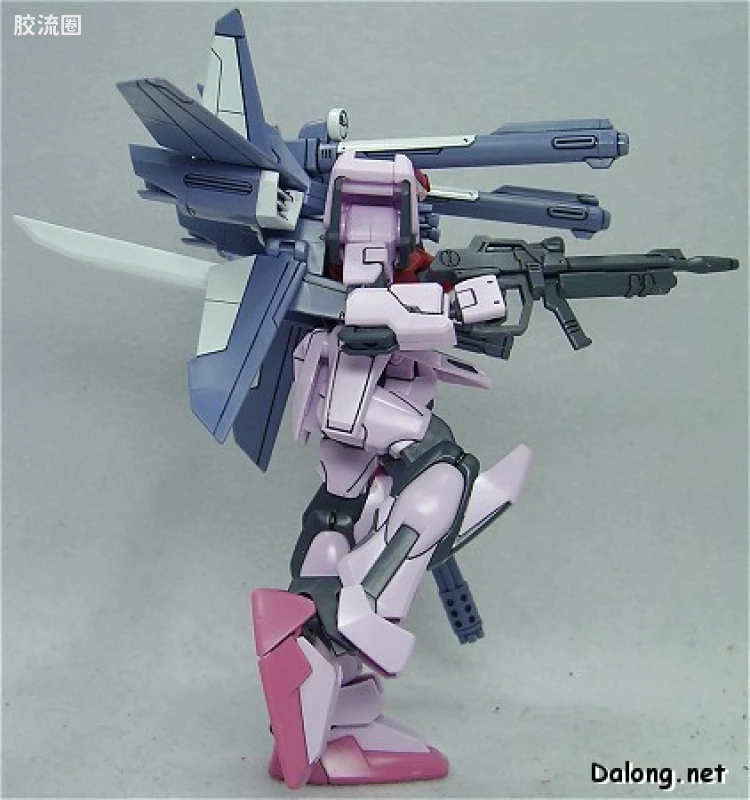 机动战士高达SEED HG SEED MSV 01 MBF-02+P202QX 强袭嫣红I.W.S.P. - 图片