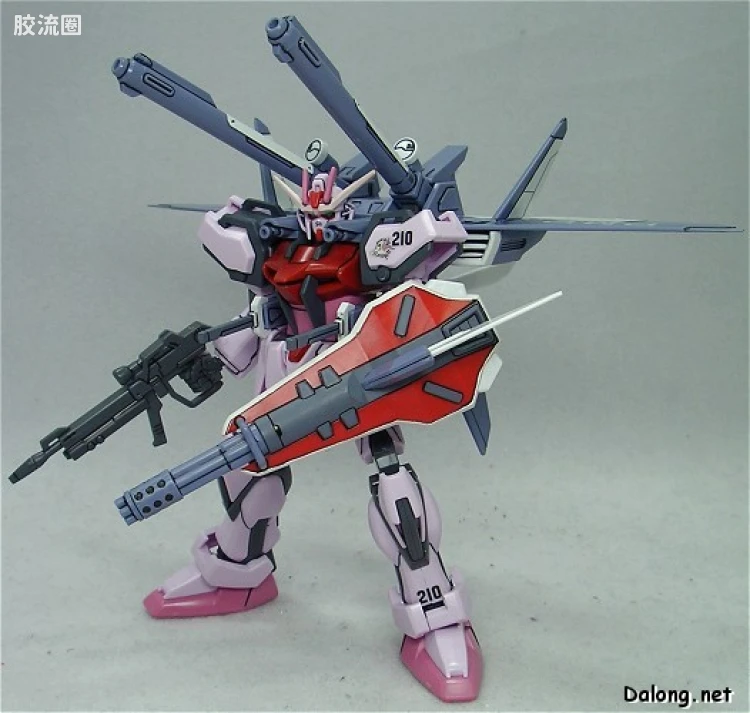 机动战士高达SEED HG SEED MSV 01 MBF-02+P202QX 强袭嫣红I.W.S.P. - 图片