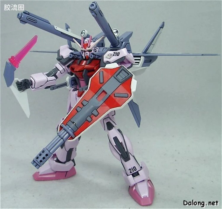 机动战士高达SEED HG SEED MSV 01 MBF-02+P202QX 强袭嫣红I.W.S.P. - 图片
