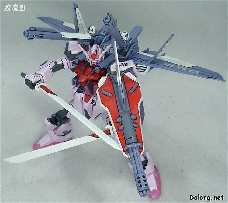 机动战士高达SEED HG SEED MSV 01 MBF-02+P202QX 强袭嫣红I.W.S.P. - 图片