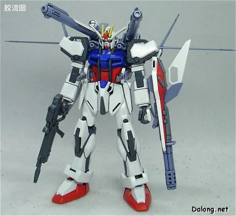 机动战士高达SEED HG SEED MSV 01 MBF-02+P202QX 强袭嫣红I.W.S.P. - 图片