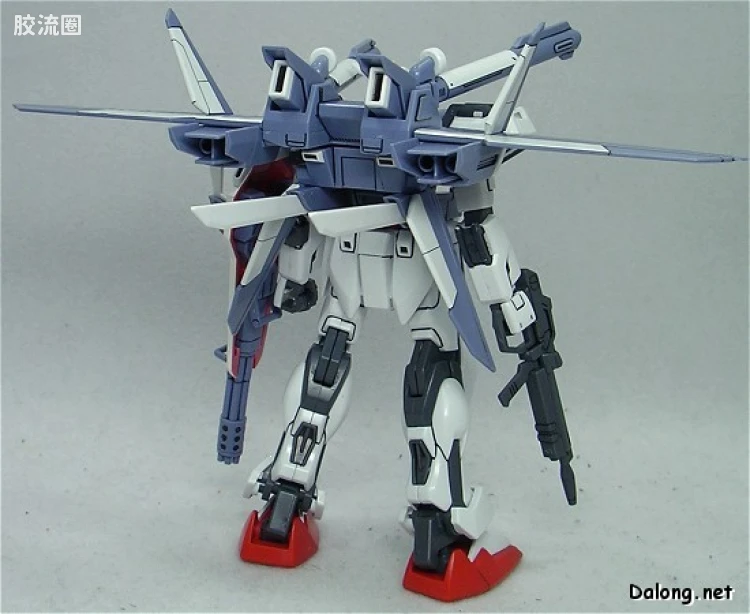 机动战士高达SEED HG SEED MSV 01 MBF-02+P202QX 强袭嫣红I.W.S.P. - 图片