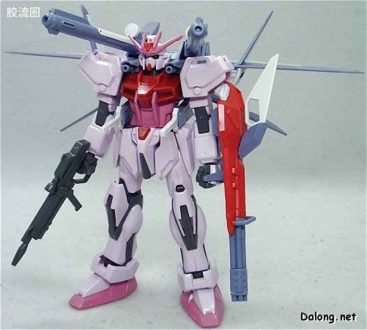 机动战士高达SEED HG SEED MSV 01 MBF-02+P202QX 强袭嫣红I.W.S.P. - 图片
