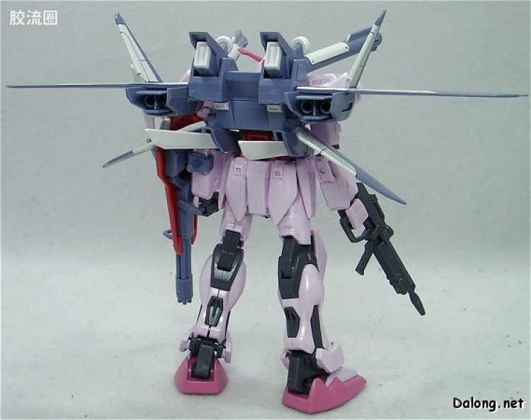 机动战士高达SEED HG SEED MSV 01 MBF-02+P202QX 强袭嫣红I.W.S.P. - 图片