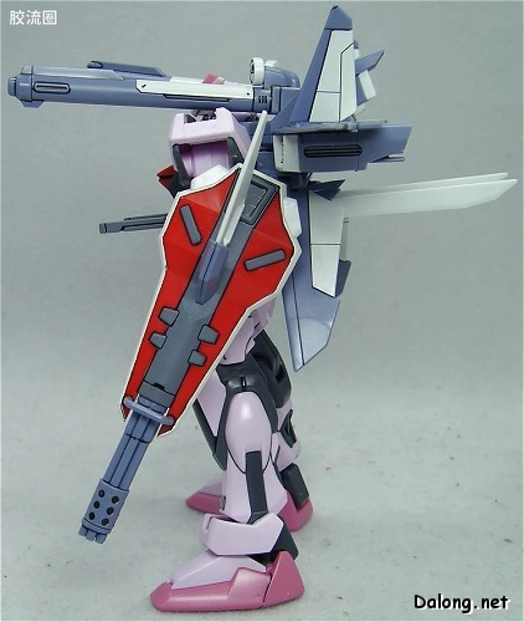 机动战士高达SEED HG SEED MSV 01 MBF-02+P202QX 强袭嫣红I.W.S.P. - 图片
