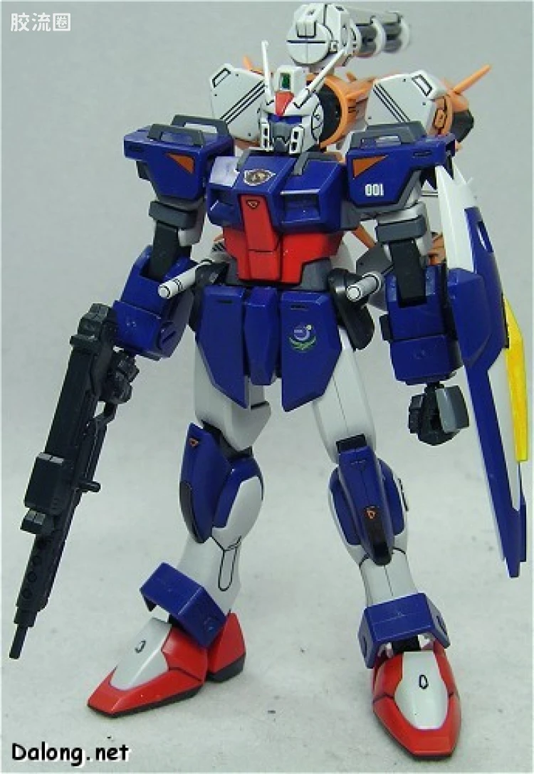 机动战士高达SEED HG SEED MSV 06 GAT-01A1+AQM/E-X04 105屠杀短剑+炮筒 - 图片