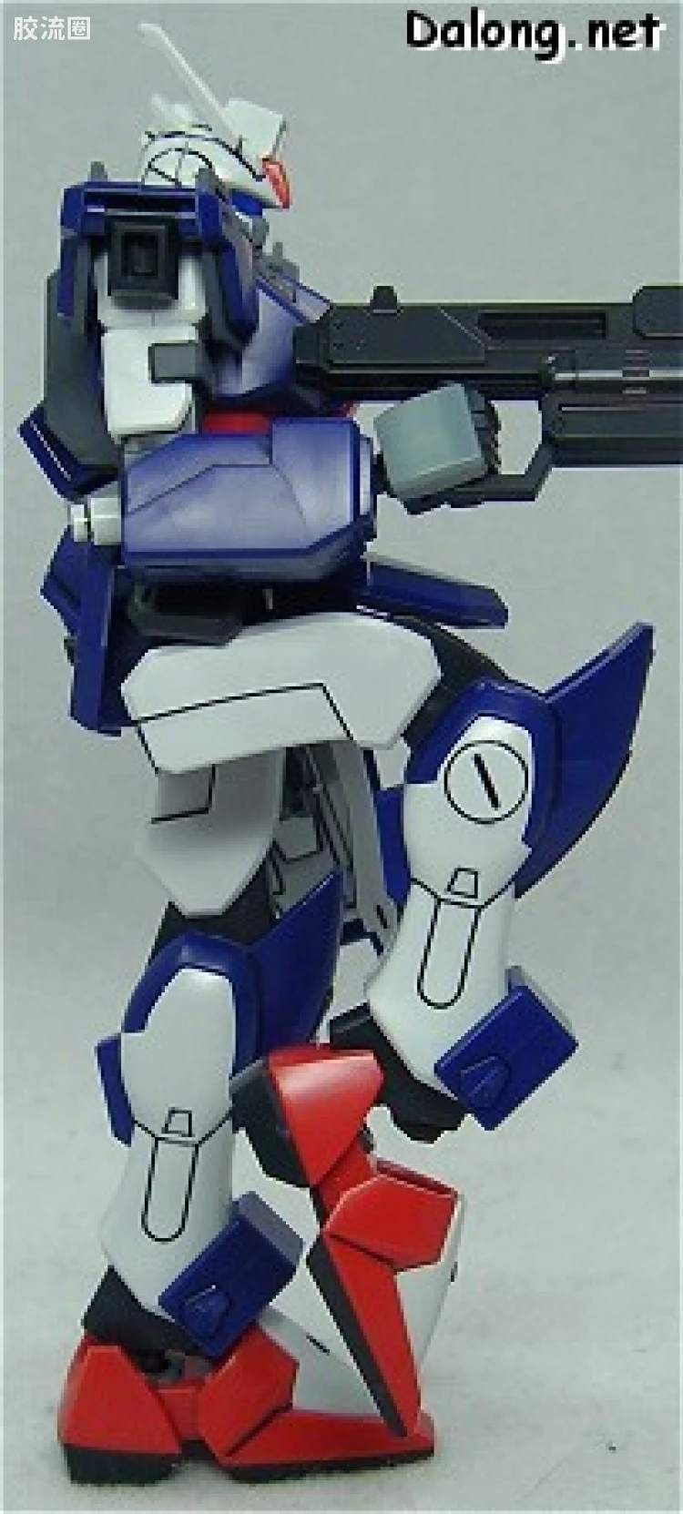 机动战士高达SEED HG SEED MSV 06 GAT-01A1+AQM/E-X04 105屠杀短剑+炮筒 - 图片
