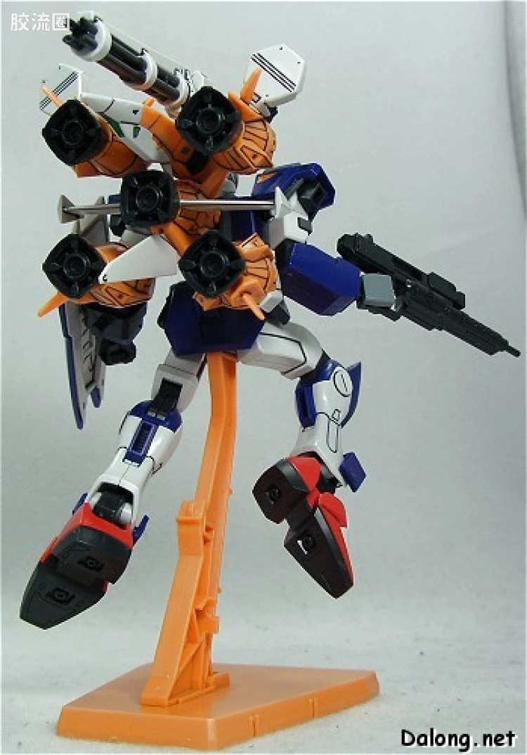 机动战士高达SEED HG SEED MSV 06 GAT-01A1+AQM/E-X04 105屠杀短剑+炮筒 - 图片