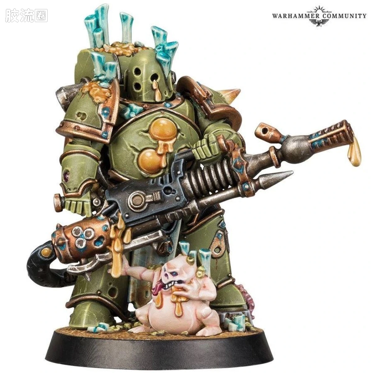 战锤40K Death Guard 死亡守卫 8版 星际战士英雄 第三弹 - 图片