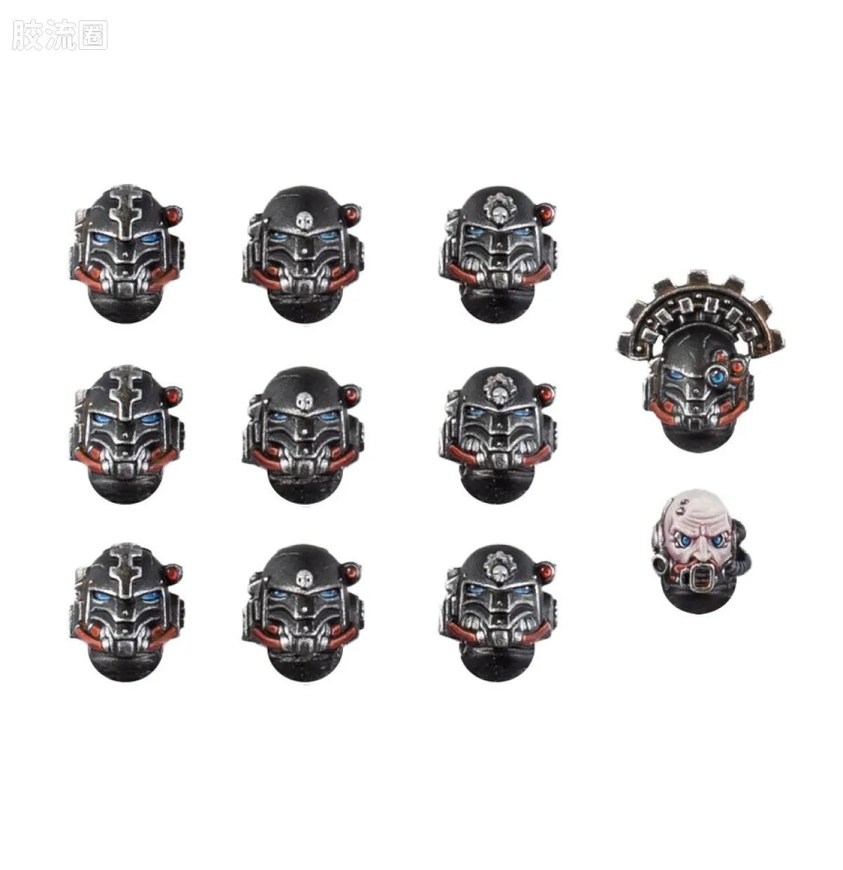 战锤：荷鲁斯之乱 Warhammer: The Horus Heresy Iron Hands 第十军团 钢铁之手 2版 MKVI 头部升级改件