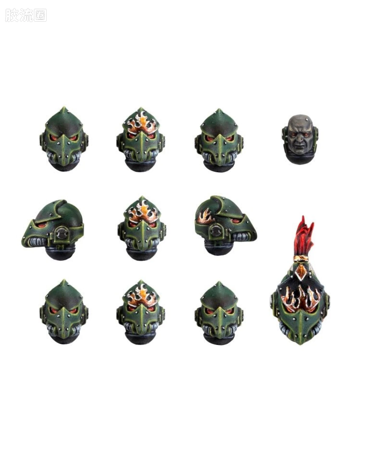 战锤：荷鲁斯之乱 Warhammer: The Horus Heresy Salamanders 第十八军团 火蜥蜴 2版 MkVI 头部升级改件