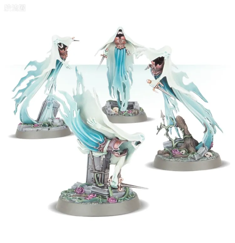战锤：西格玛时代 Warhammer：Age of Sigmar Nighthaunt 暗夜游魂 2版 冥土世界 哈罗夫人的悲伤飞魂