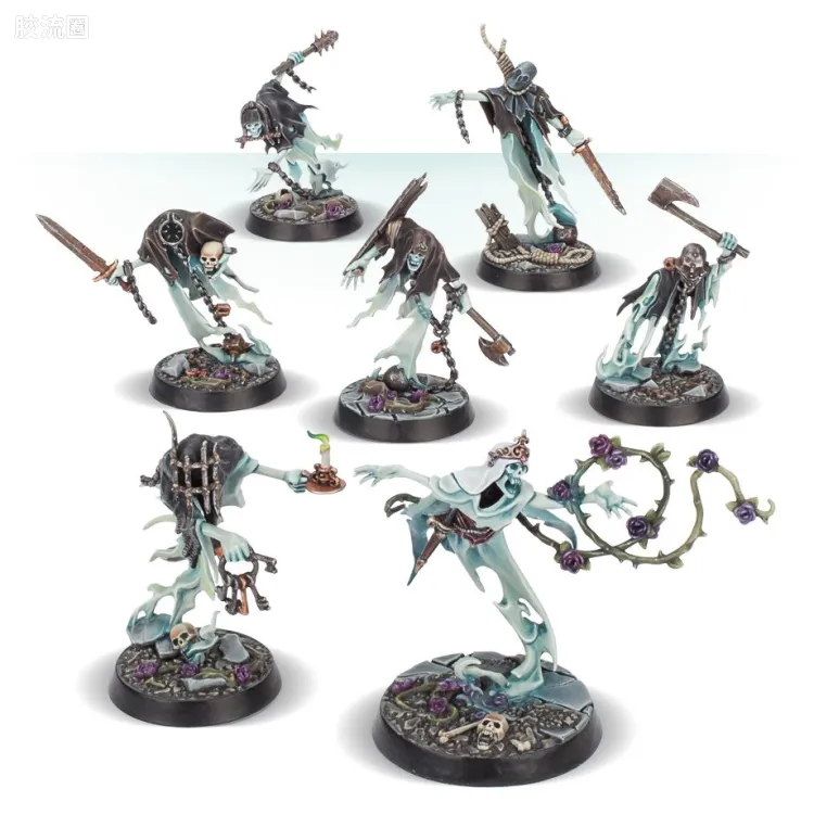 战锤：西格玛时代 Warhammer：Age of Sigmar Nighthaunt 暗夜游魂 2版 冥土世界 荆棘女王的尖刺军