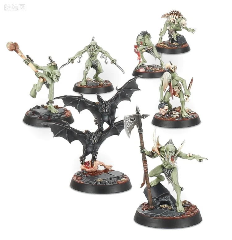 战锤：西格玛时代 Warhammer：Age of Sigmar Flesh-eater Courts 食肉王廷 2版 冥土世界 阴冷卫士