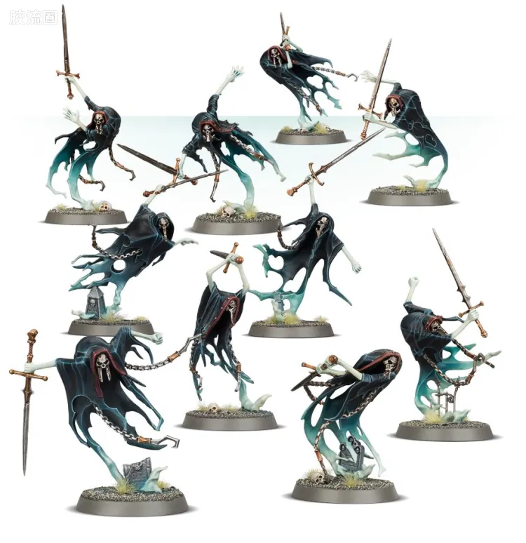 战锤：西格玛时代 Warhammer：Age of Sigmar Nighthaunt 暗夜游魂 2版 刃鬼亡魂