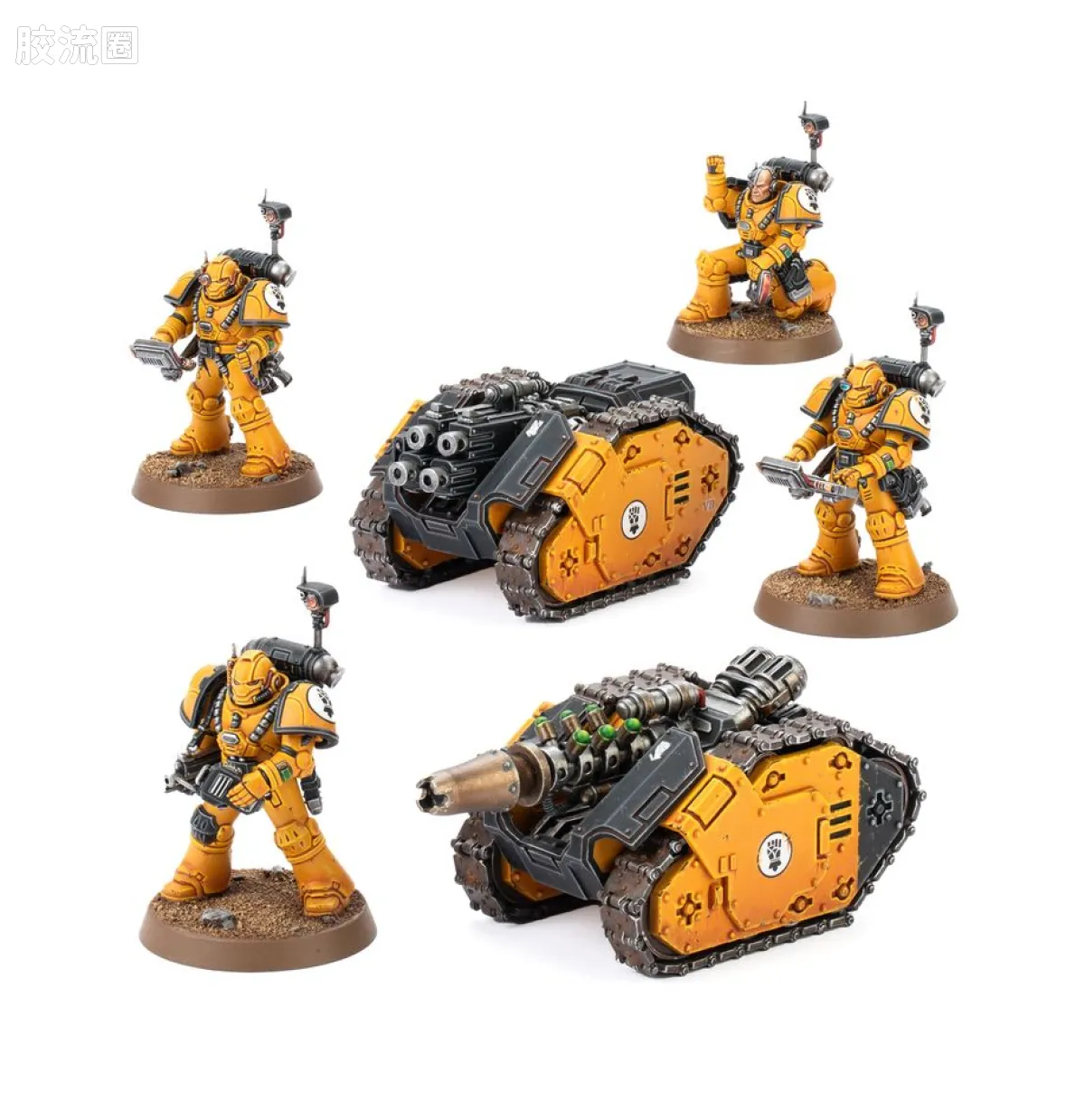 战锤：荷鲁斯之乱 Warhammer: The Horus Heresy 星际战士通用单位 2版 四联装重型爆矢枪和重力加农细剑炮组