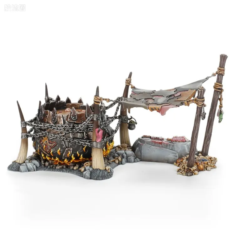 战锤：西格玛时代 Warhammer：Age of Sigmar Ogor Mawtribes 食人魔大胃部落 2版 大胃锅