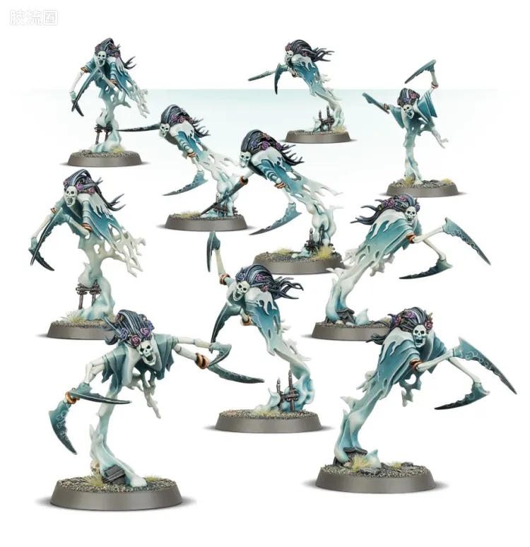 战锤：西格玛时代 Warhammer：Age of Sigmar Nighthaunt 暗夜游魂 2版 恐镰妖鬼