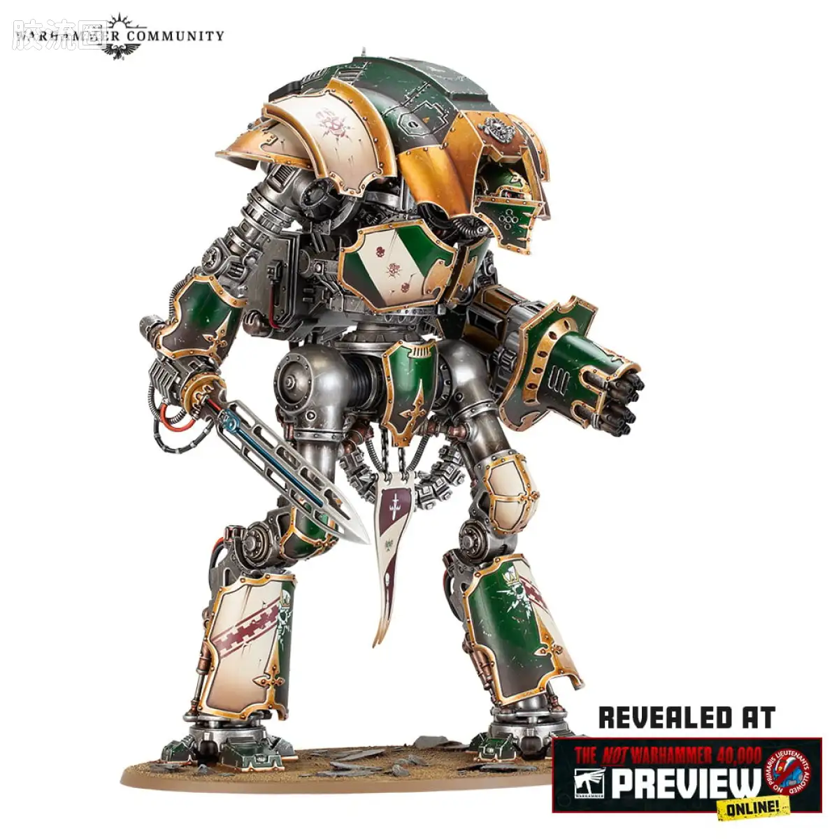 战锤：荷鲁斯之乱 Warhammer: The Horus Heresy Mechanicum 机械教 2版 惩戒者型角蝰骑士