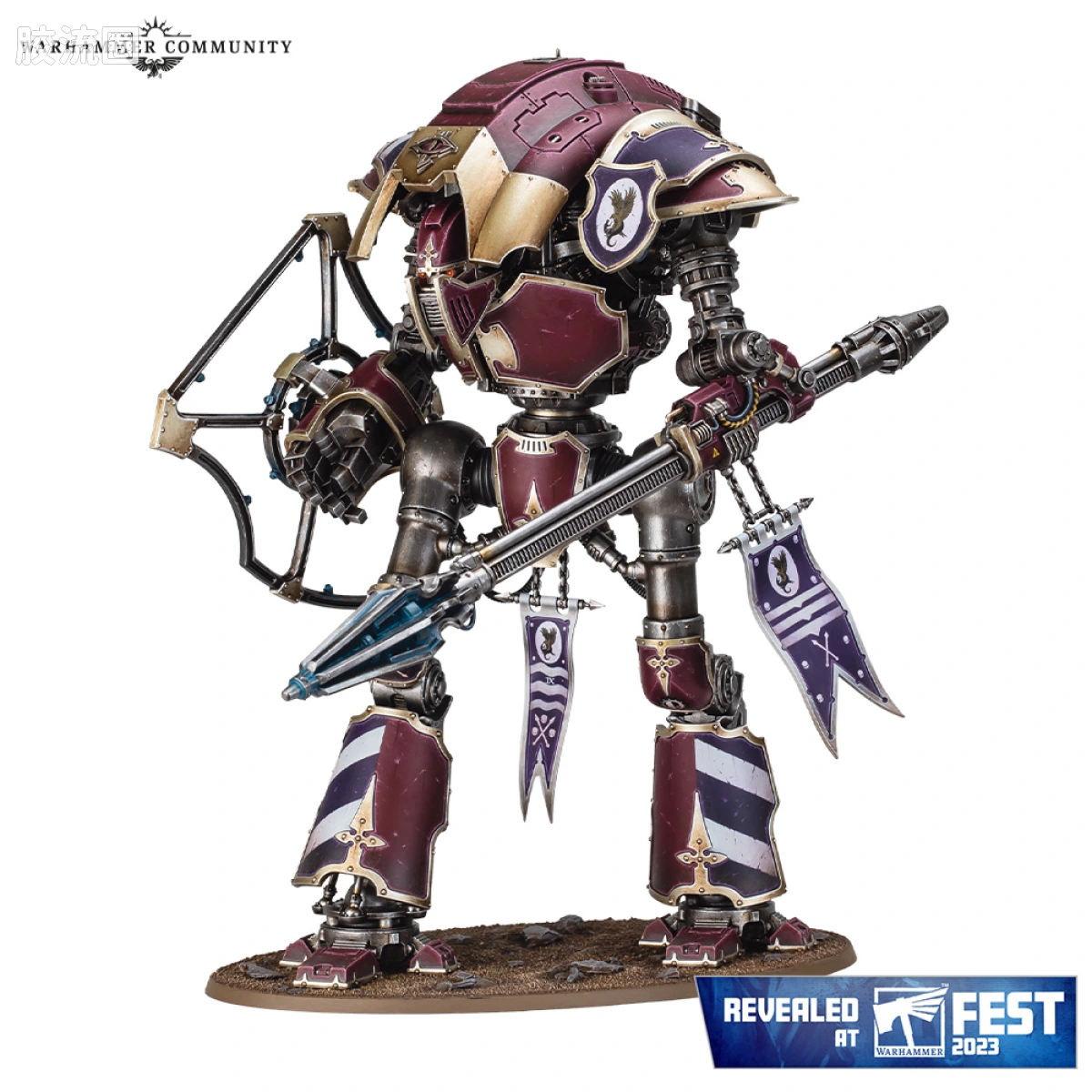 战锤：荷鲁斯之乱 Warhammer: The Horus Heresy Mechanicum 机械教 2版 枪骑兵型角蝰骑士