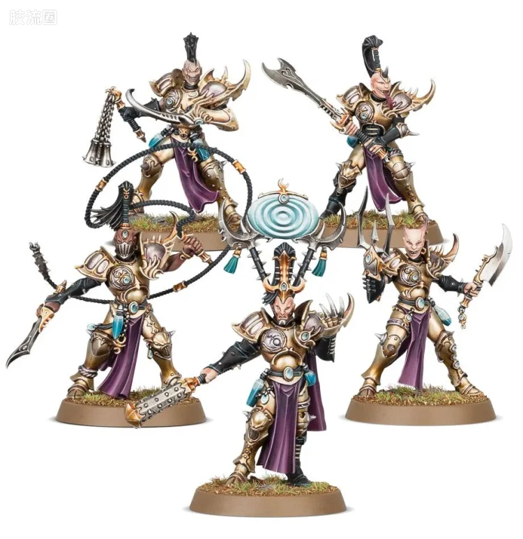 战锤：西格玛时代 Warhammer：Age of Sigmar Hedonites of Slaanesh 色孽欲魔 2版 西姆巴瑞什孪魂