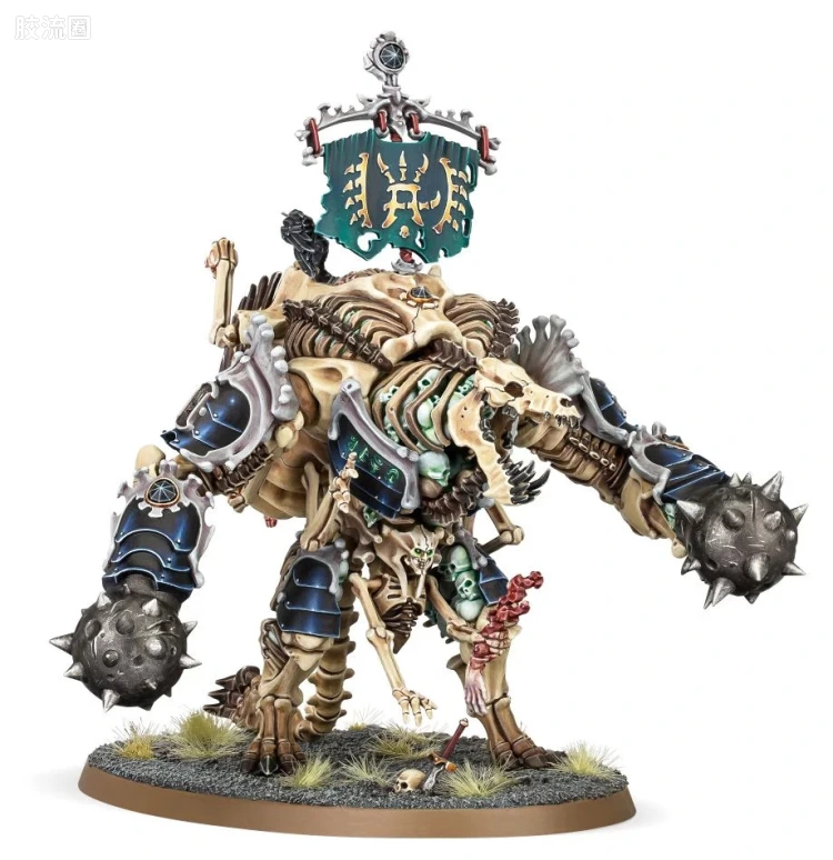 战锤：西格玛时代 Warhammer：Age of Sigmar Ossiarch Bonereapers 殓骨骸军 2版 野蛮收骨者