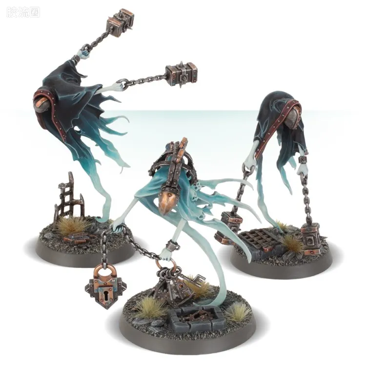 战锤：西格玛时代 Warhammer：Age of Sigmar Nighthaunt 暗夜游魂 2版 铁索鬼魂