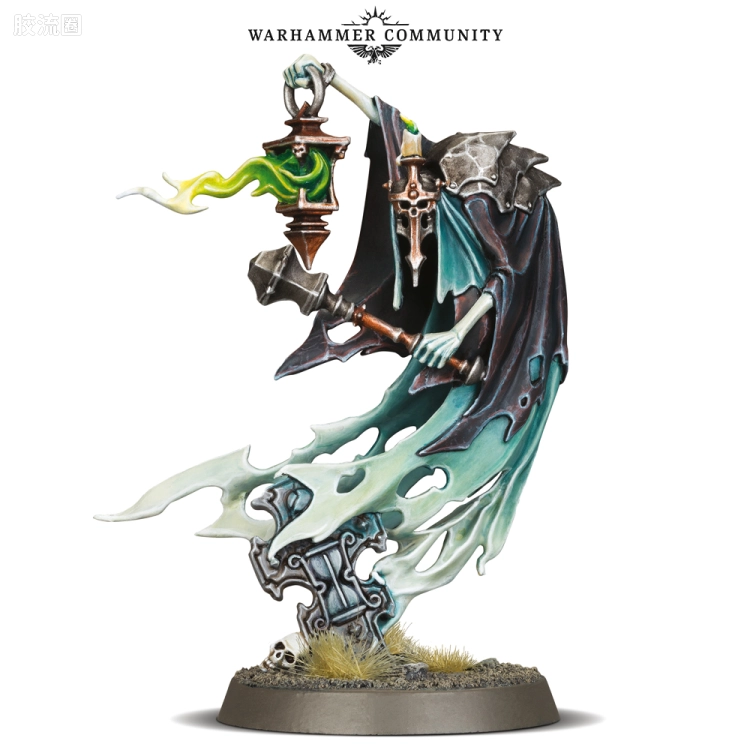 战锤：西格玛时代 Warhammer：Age of Sigmar Nighthaunt 暗夜游魂 2版 限定款 守魂官 Darrakar