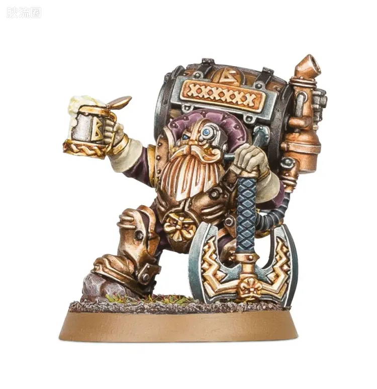 战锤：西格玛时代 Warhammer：Age of Sigmar Duardin 矮灵特殊人物 2版 限定款 雅各布·巴格曼森 XI