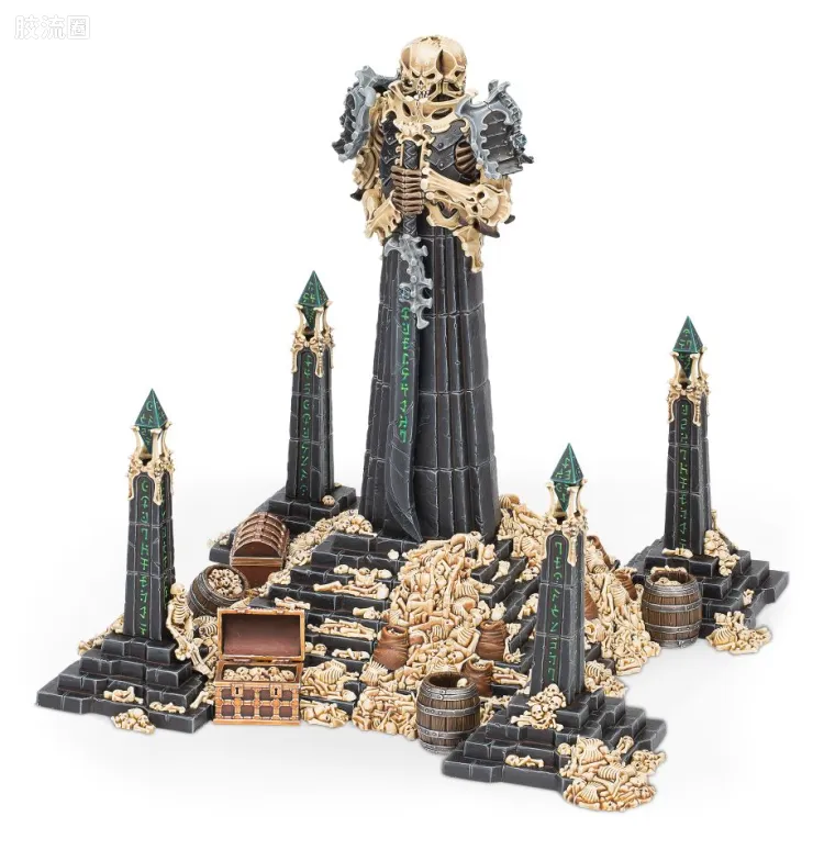战锤：西格玛时代 Warhammer：Age of Sigmar Ossiarch Bonereapers 殓骨骸军 2版 骨税枢纽