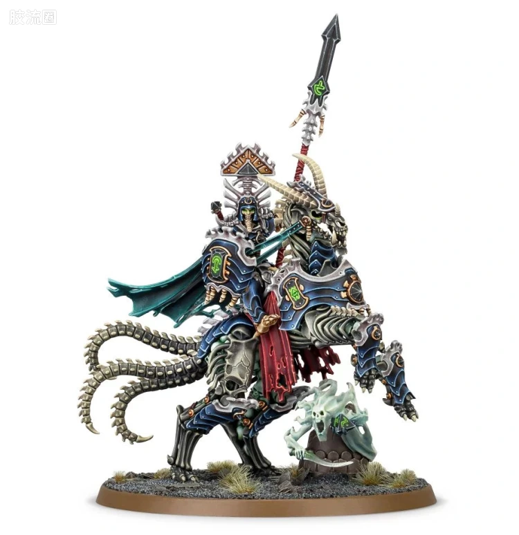 战锤：西格玛时代 Warhammer：Age of Sigmar Ossiarch Bonereapers 殓骨骸军 2版 骨骑统帅 赞托斯