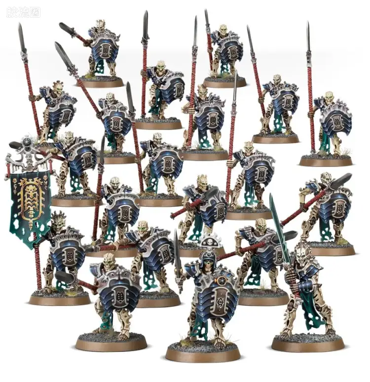 战锤：西格玛时代 Warhammer：Age of Sigmar Ossiarch Bonereapers 殓骨骸军 2版 骸铸卫兵