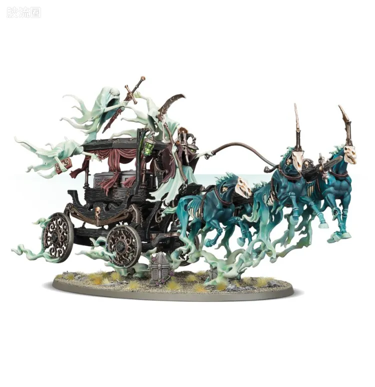 战锤：西格玛时代 Warhammer：Age of Sigmar Nighthaunt 暗夜游魂 2版 黑色马车