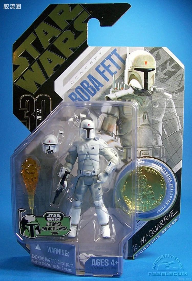 星球大战 30周年收藏 终极银河追猎 30-15: McQuarrie Signature Series: Concept Boba Fett