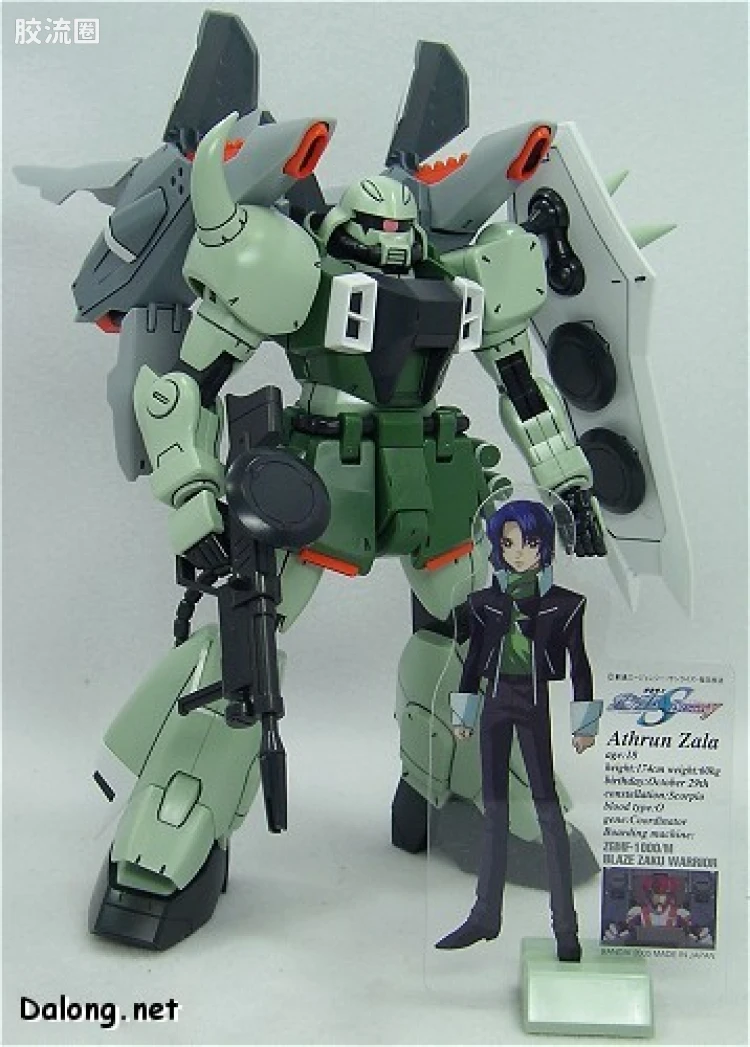 机动战士高达SEED SEED DESTINY 1/100 06 ZGMF-1000 扎古勇士+瞬发巫师背包 & 炮击巫师背包 - 图片
