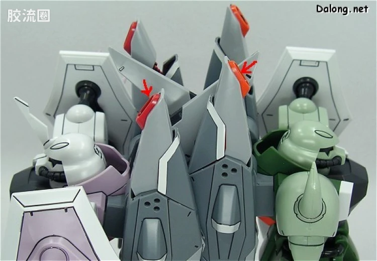 机动战士高达SEED SEED DESTINY 1/100 06 ZGMF-1000 扎古勇士+瞬发巫师背包 & 炮击巫师背包 - 图片