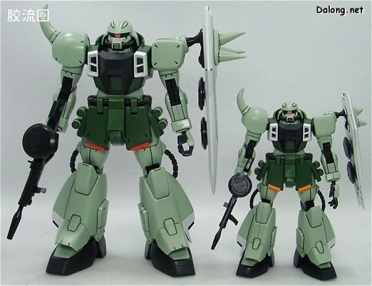 机动战士高达SEED SEED DESTINY 1/100 06 ZGMF-1000 扎古勇士+瞬发巫师背包 & 炮击巫师背包 - 图片