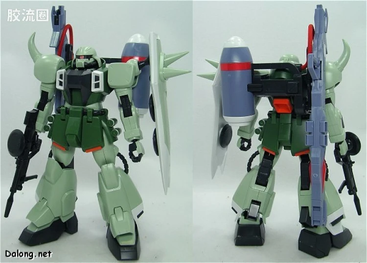 机动战士高达SEED SEED DESTINY 1/100 06 ZGMF-1000 扎古勇士+瞬发巫师背包 & 炮击巫师背包 - 图片