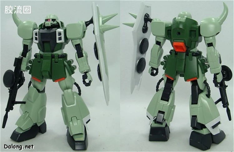 机动战士高达SEED SEED DESTINY 1/100 06 ZGMF-1000 扎古勇士+瞬发巫师背包 & 炮击巫师背包 - 图片