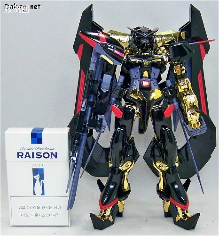 机动战士高达SEED SEED DESTINY 1/100 13 MBF-P01-Re2 异端高达金色机天蜜纳 - 图片