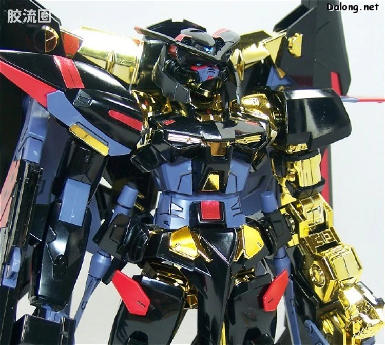 机动战士高达SEED SEED DESTINY 1/100 13 MBF-P01-Re2 异端高达金色机天蜜纳 - 图片