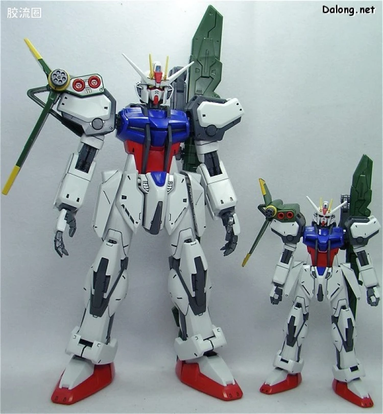 机动战士高达SEED SEED 1/60 GAT-X105+AQM/E-X01/02/03 强袭高达 强袭武器系统 - 图片