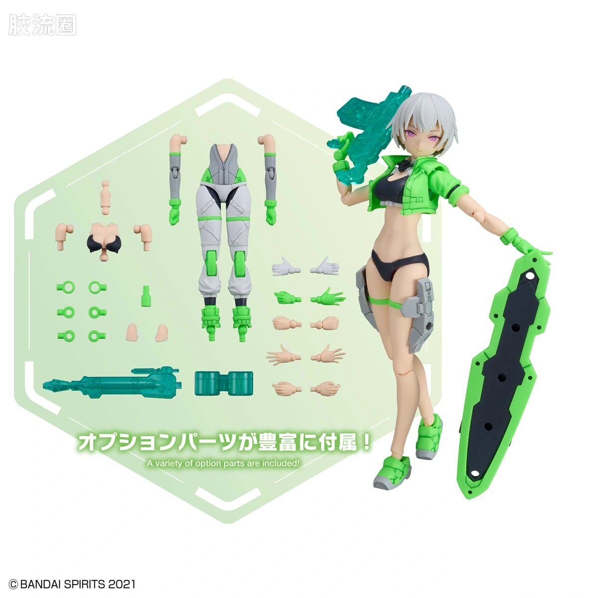 30MS 角色套件 限定版 30MS 莱迪拉（环礁服饰）[配色A] - 图片
