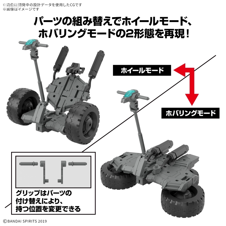 30MM 1/144 Extended Armament Vehicle EXA Vehicle(机动平衡车Ver.) - 图片